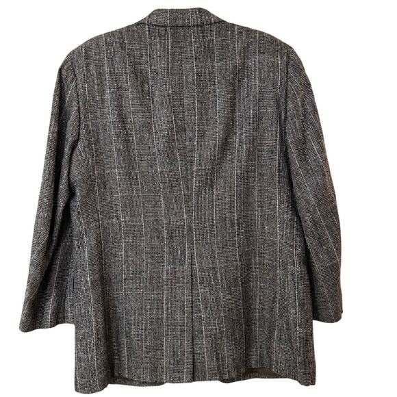 1990s Kuppenheimer Mens Sport Coat Size 44" Gray Pink Blue Single Breasted READ - Picture 3 of 11